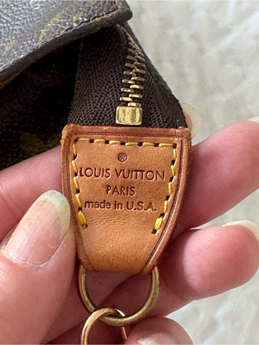 Auth LOUIS VUITTON Monogram Bucket PM Accessory Pouch - Picture 8 of 13
